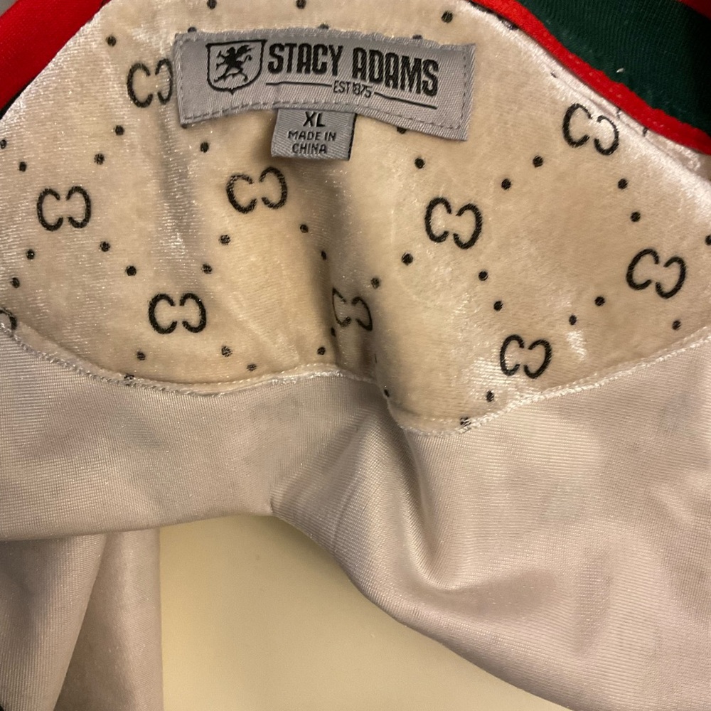 Stacy Adams XL Jacket with Red and Cream Details